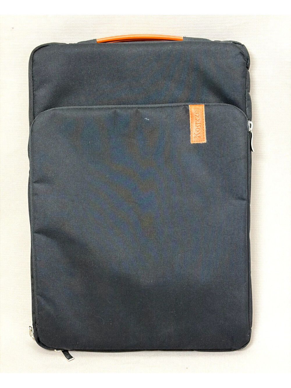 Kogzzen 15 15.6 Inch Laptop Sleeve Case Bag Padded Handle Black Fleece Lined